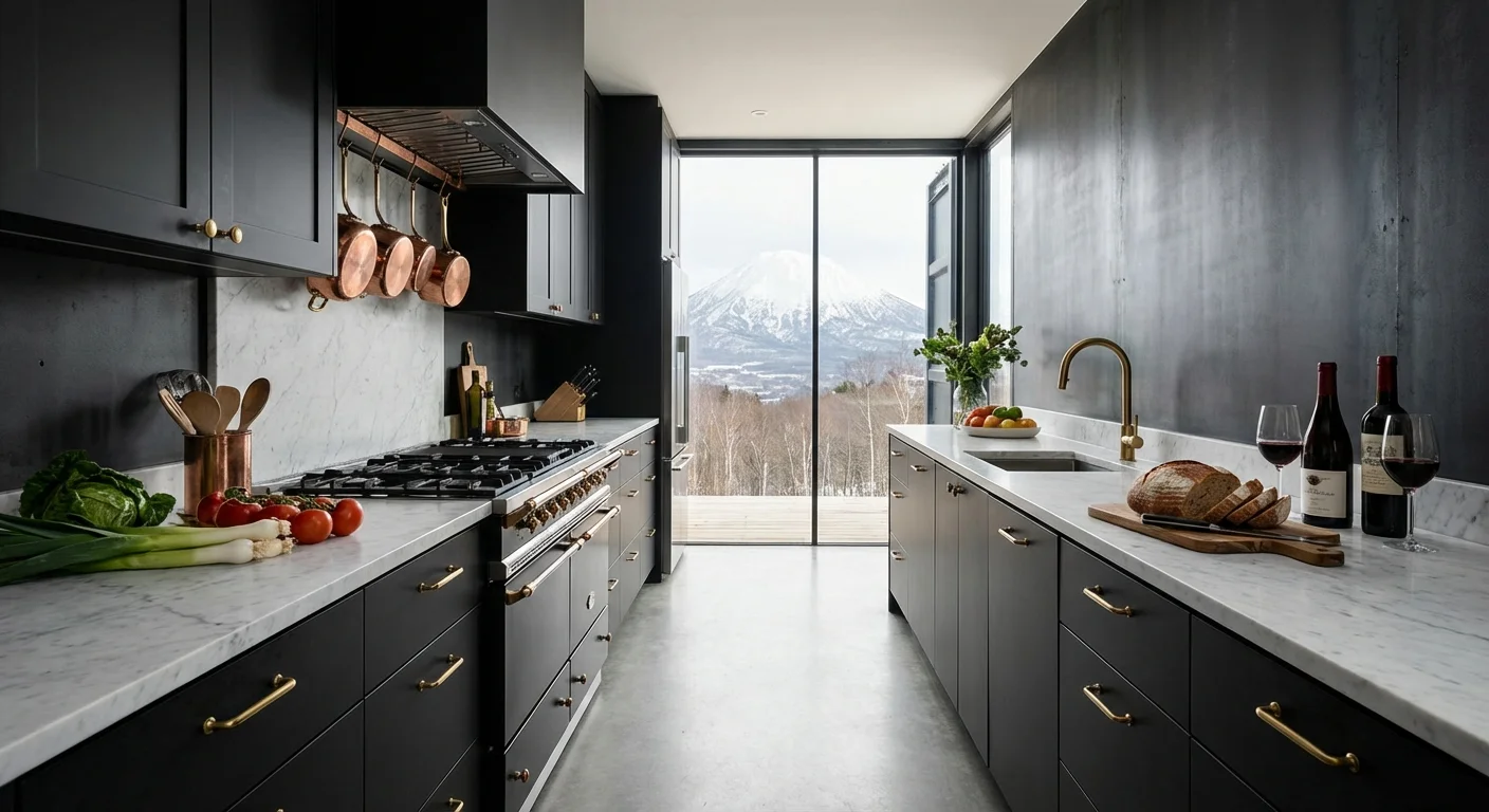 12mガレーキッチン