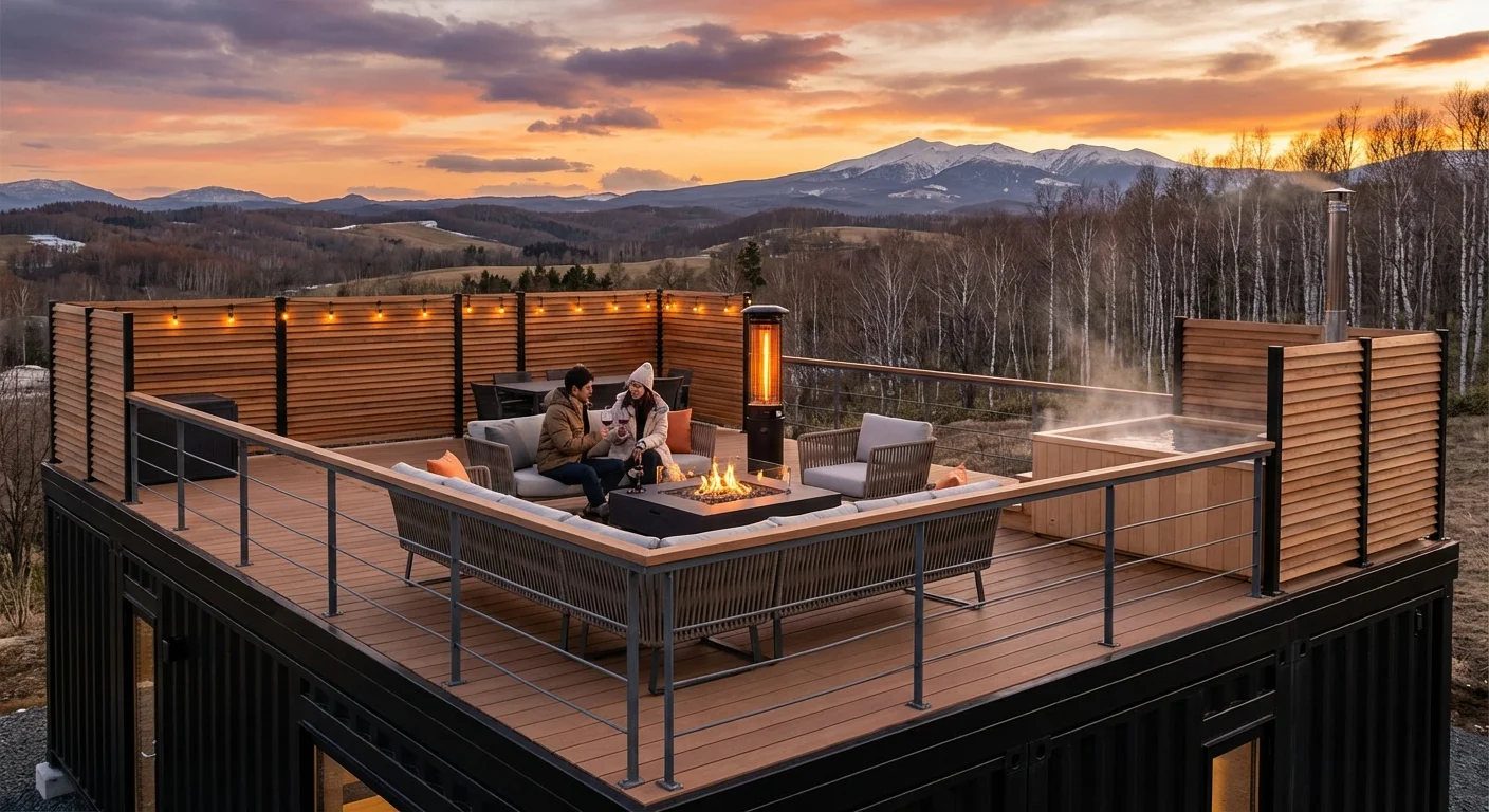 屋上テラス — 北海道の絶景