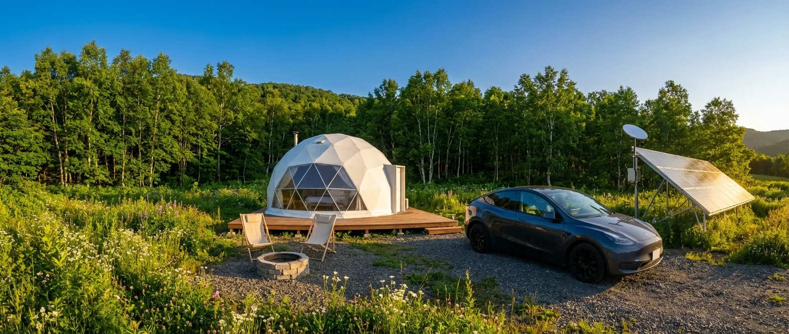 ドーム — 夏のデッキ