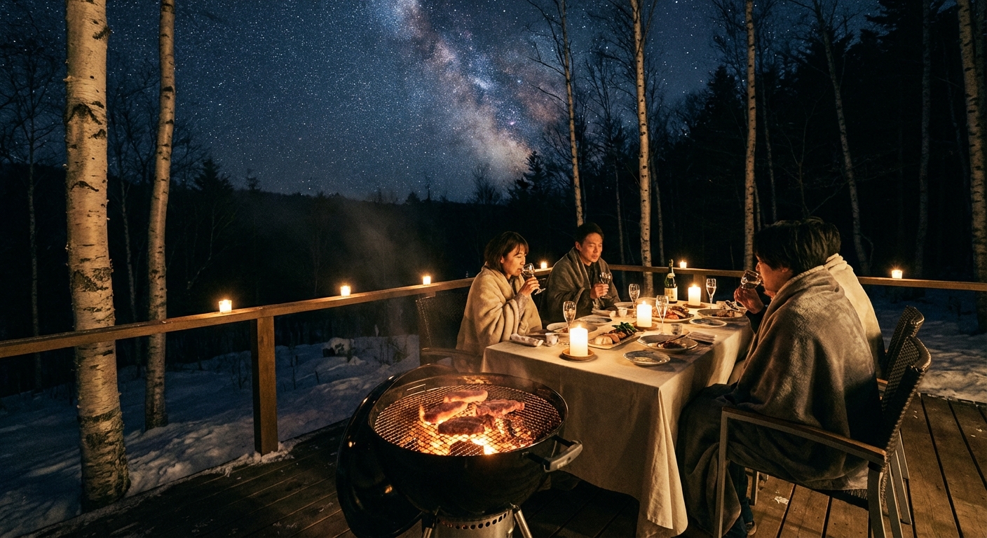 北海道夜景BBQ