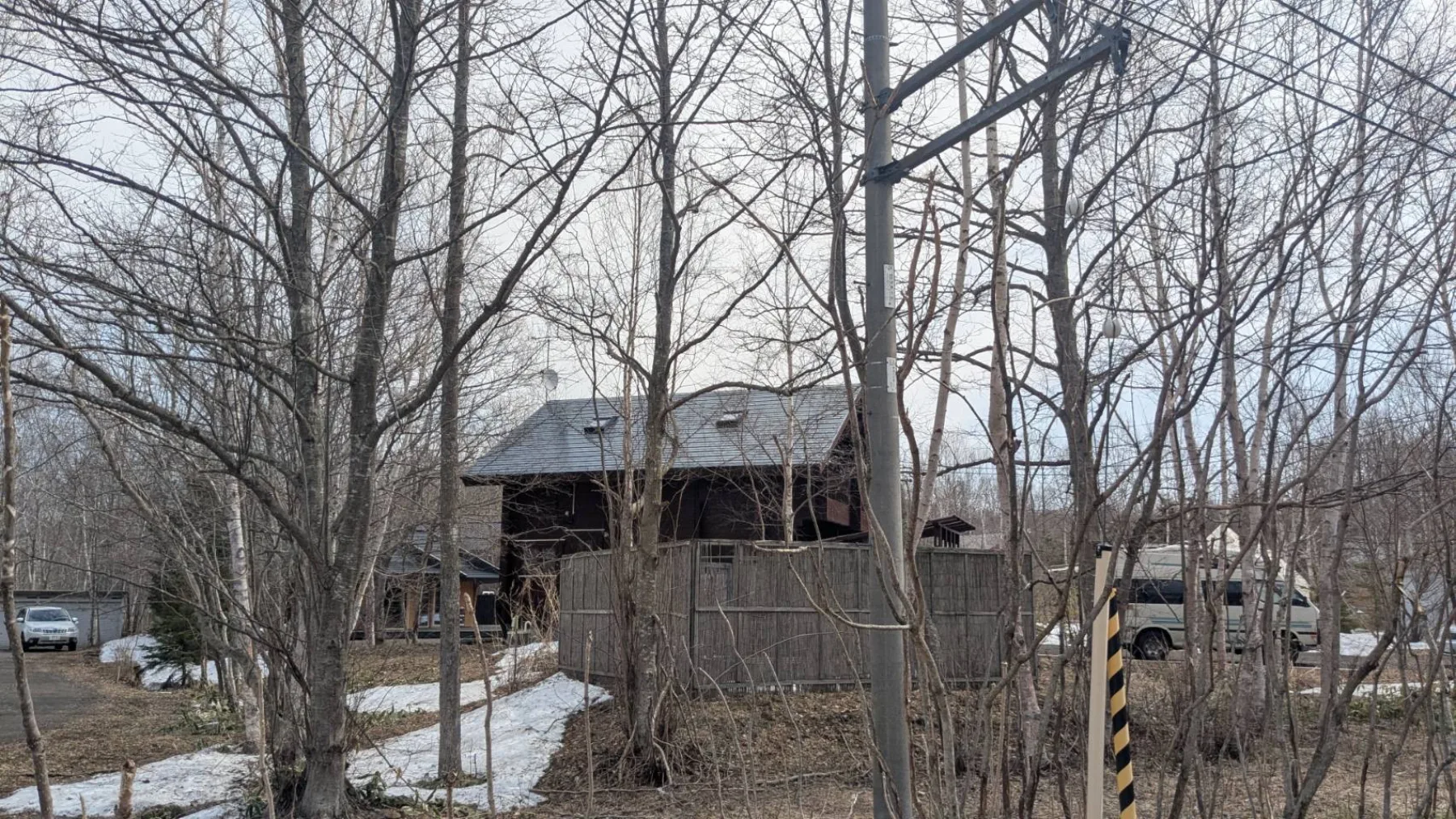 THE LODGE 木々越し