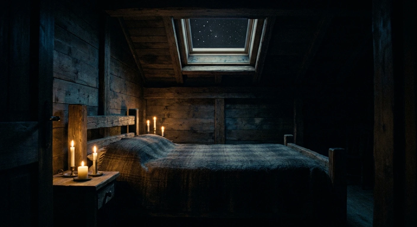 THE LODGE 木の寝室 — 星が見える天窓