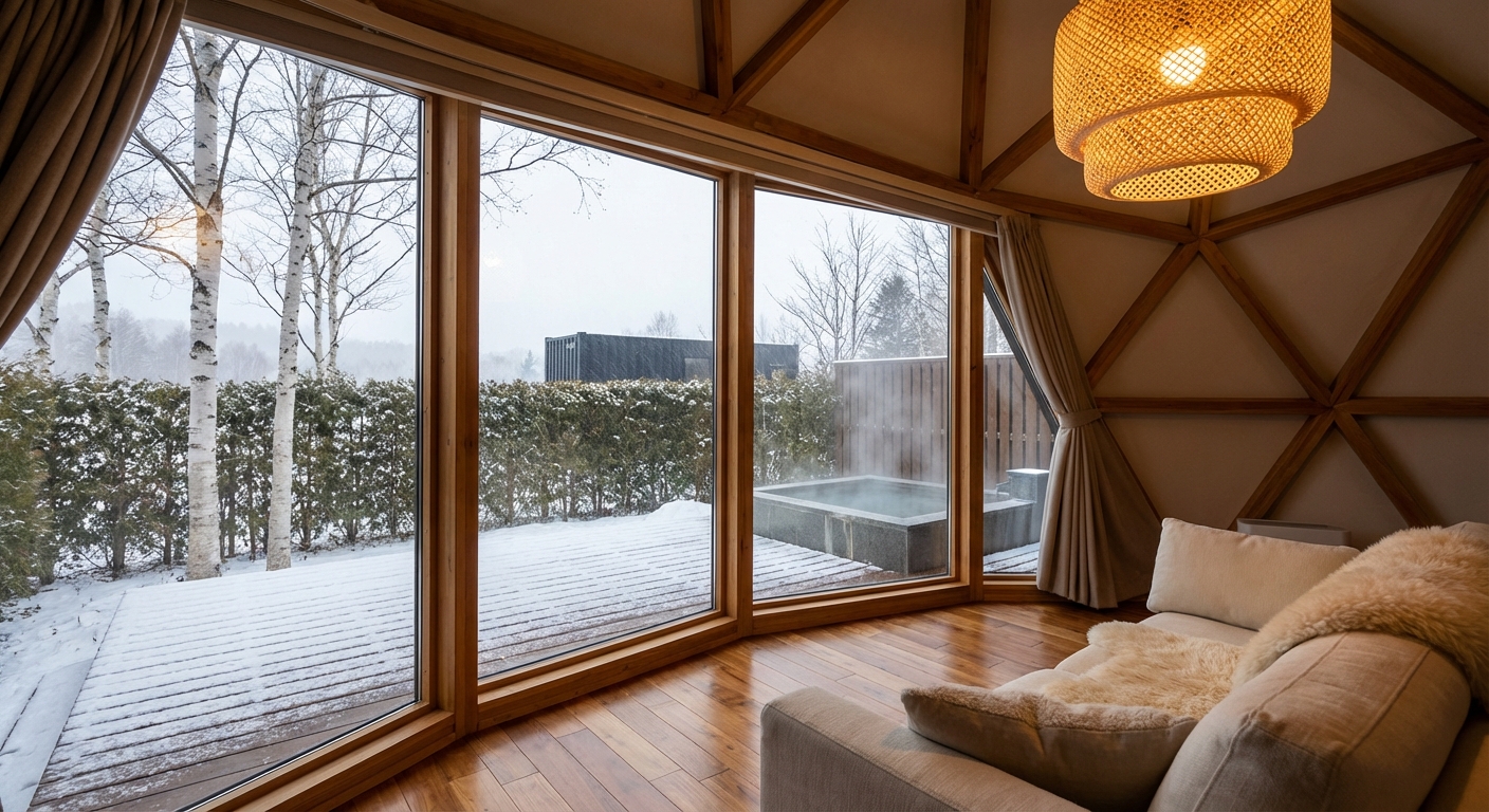 ドーム内装からの眺め