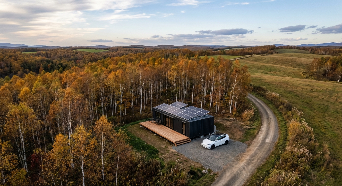 熊牛原野 上空からの全景
