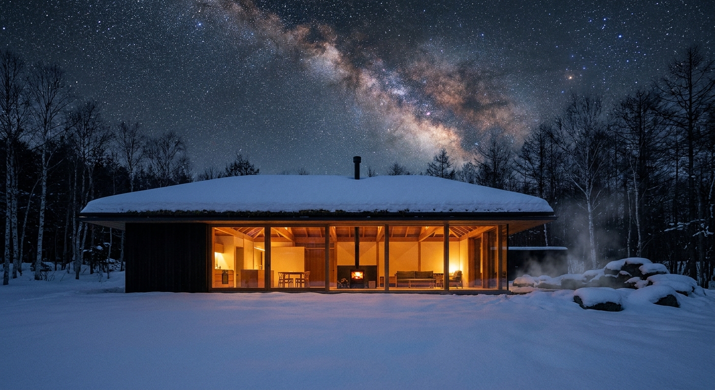 SOLUNA VILLAGE 冬の夜